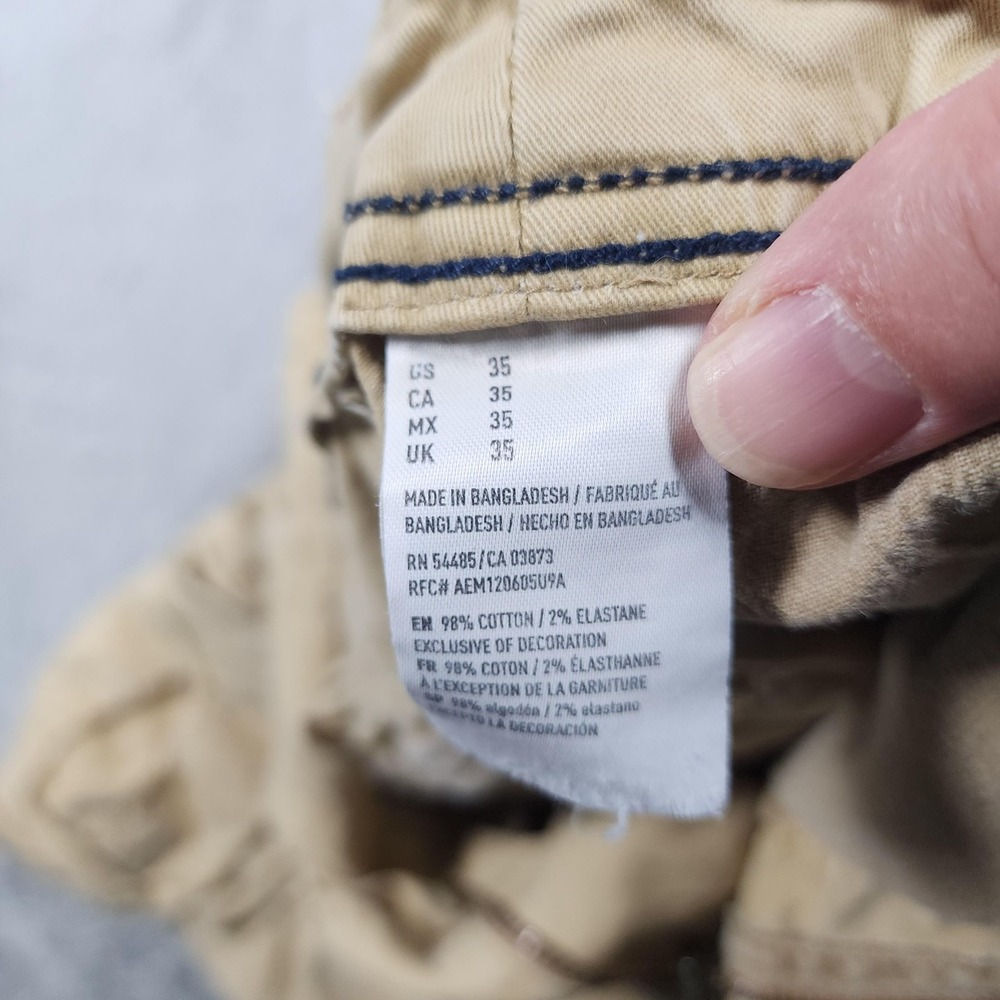American Eagle Cargo Shorts Mens (Fits 32) Y2K Gorpcore Casual Summer Retro - Picture 3 of 14